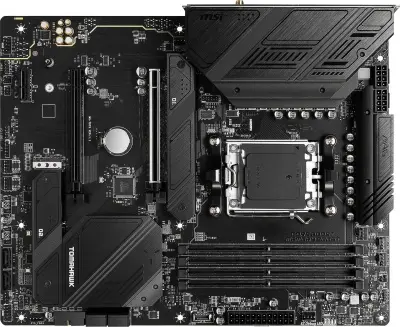 Материнская плата MSI MAG B650 TOMAHAWK WIFI SocketAM5 AMD B650 4xDDR5 ATX AC`97 8ch(7.1) 2.5Gg RAID+HDMI+DP