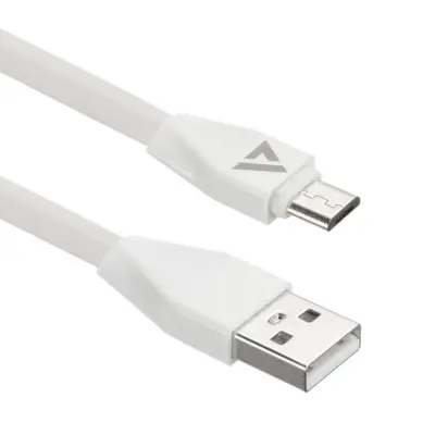 Кабели USB  ACD-Life MicroUSB ; USB-A TPE, 1м, белый (ACD-U920-M1W)