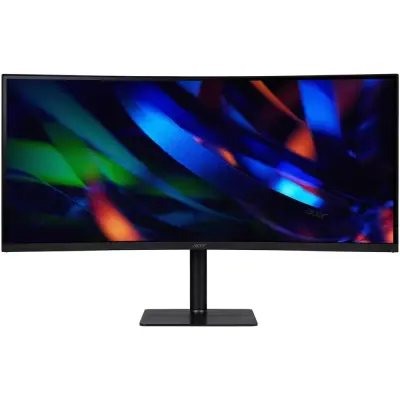 LCD Acer 34" CZ342CURHbmiphuzx {VA curved 3440x1440 100Hz 1ms 300cd  HDMI2.0 DisplayPort1.4 USB-C(65W) 2xUSB2.0 2x3W} [UM.CC2EE.H01]
