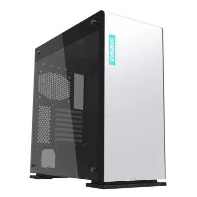 GameMax Корпус [9909(909) VEGA Tempered Glass White] без БП (Midi Tower, ATX, White)