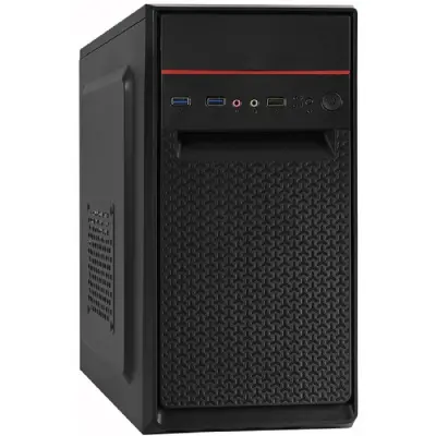Exegate EX283062RUS Корпус Minitower ExeGate BAA-107U Black, mATX, <AAA400, 80mm>, 1*USB+2*USB3.0, Audio