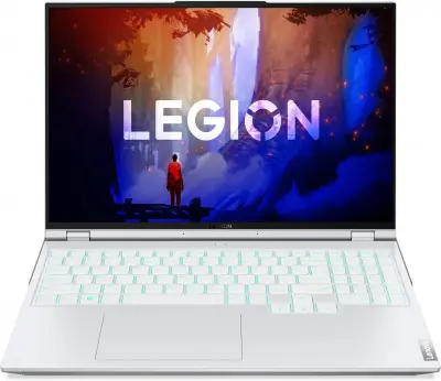Ноутбук Lenovo Legion 5 Pro 16ARH7H Ryzen 5 6600H 16Gb SSD1Tb NVIDIA GeForce RTX 3060 6Gb 16" IPS WUXGA (1920x1200) noOS white WiFi BT Cam (82RG000VRK)