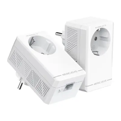 Mercusys MP500P KIT AV1000 Комплект гигабитных Powerline-адаптеров со встроенной розеткой