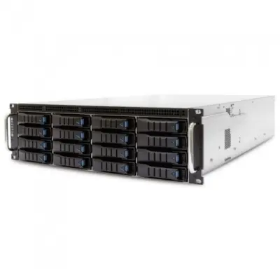 XE1-3ET00-01 RSC-3ET, 3U, 16xSATA/SAS HS 3,5/2,5" universal bay + 2x2,5" 15mm rear HS bay  + 4x2,5" 7mm internal bay, up to 12"(W) x 13"(D) E-ATX, 1x12G 16-port EOB BP with 3xSFF-8643, 3x 80x38mm fan
