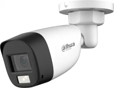 Камера видеонаблюдения аналоговая Dahua DH-HAC-HFW1500CLP-IL-A-0360B-S2 3.6-3.6мм HD-CVI HD-TVI цв. корп.:белый (DH-HAC-HFW1500CLP-IL-A-0360B)