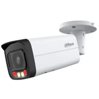 DAHUA DH-IPC-HFW2449TP-AS-IL-0360B Уличная цилиндрическая IP-видеокамера SmartDualLight 4Мп, 1/2.9” CMOS, объектив 3.6мм, видеоаналитика, микрофон, ИК 60м, LED 50м, IP67, металл