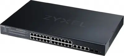 Коммутатор Zyxel XMG1915-18EP-EU0101F (L2+) 16x2.5Гбит/с 2SFP+ 8PoE++ 180W управляемый