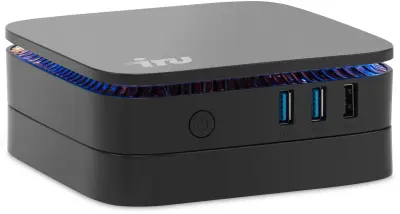 Неттоп IRU 110JLCN Cel N5105 (2) 8Gb SSD256Gb UHDG noOS GbitEth WiFi BT 30W черный (1975163)