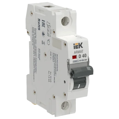 ARMAT Авт. выкл. без тепл. расц. M10N-MA 1P D 40А IEK