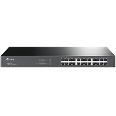 Коммутатор/ 24-port Gigabit Switch, 24 10/100/1000M RJ45 ports, 1U 19-inch rack-mountable steel case