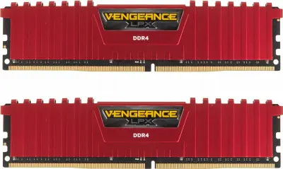 Память DDR4 2x4Gb 2666MHz Corsair CMK8GX4M2A2666C16R Vengeance LPX RTL PC4-21300 CL16 DIMM 288-pin 1.2В