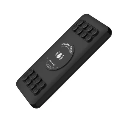 GCR PowerBank на 10000mAh беспроводная зарядка Qi с креплением 15W + QC 3.0 + PD 20W, черный