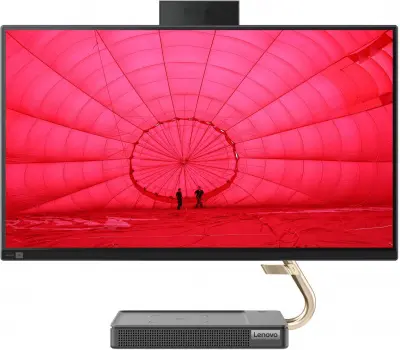 Моноблок Lenovo IdeaCentre 5 24IOB6 23.8" Full HD i5 11400T (1.3) 16Gb SSD512Gb UHDG 730 Windows 11 Home 64 GbitEth WiFi BT 120W клавиатура мышь Cam темно-серый 1920x1080