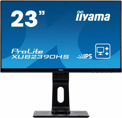 LCD IIYAMA 23" XUB2390HS-B1 черный {AH-IPS LED 1920x1080 5ms 16:9 1000:1 250cd 178гр/178гр DVI HDMI D-Sub 2x2W}
