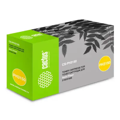 -/ Картридж лазерный Cactus CS-PH3150 109R00747 черный (5000стр.) для Xerox Phaser 3150/3150b/3150n/315