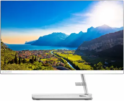 Моноблок Lenovo IdeaCentre 3 24ALC6 23.8" Full HD Ryzen 7 5700U (1.8) 8Gb SSD512Gb RGr DVDRW noOS GbitEth WiFi BT 90W клавиатура мышь Cam белый 1920x1080