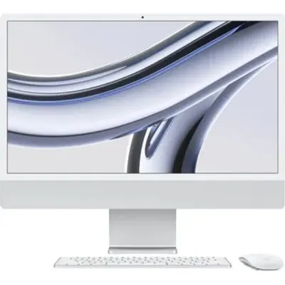 Apple iMac 24 2023 [Z19E0001G] (КЛАВ.РУС.ГРАВ.) Silver 24" Retina 4.5K {Apple M3 8C CPU 10C GPU/16GB/512GB SSD/Ethernet(RJ-45)/без переходника на EU арт.11007065}