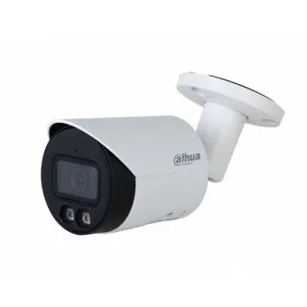DAHUA DH-IPC-HFW2249SP-S-IL-0360B Уличная цилиндрическая IP-видеокамера SmartDualLight 2Мп, 1/2.8” CMOS, объектив 3.6мм, видеоаналитика, микрофон, ИК 30м, LED 30м, IP67, металл