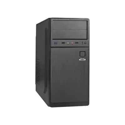 Exegate EX283738RUS Корпус Miditower XP-402U Black, ATX, , 2*USB+1*USB3.0, Audio