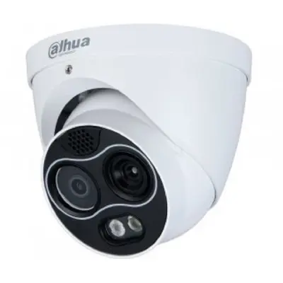 DAHUA DHI-TPC-DF1241-TB3F4-DW-S8 Двухспектральная тепловизионная IP-камера с ИИ, 1/2.7" Progressive CMOS, неохлаждаемый FPA детектор 256x192, объектив 3.5мм, ИК до 30м, IP67