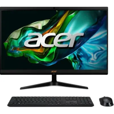 Моноблок Acer Aspire C24-1800 23.8" Full HD i3 1315U (1.2) 16Gb SSD512Gb UHDG CR Eshell GbitEth WiFi BT 65W клавиатура мышь Cam черный 1920x1080