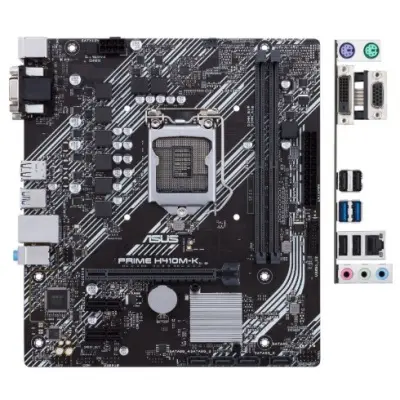 Asus PRIME H410M-K {Soc-1200 Intel H410 2xDDR4 mATX AC`97 8ch(7.1) GbLAN+VGA+DVI}