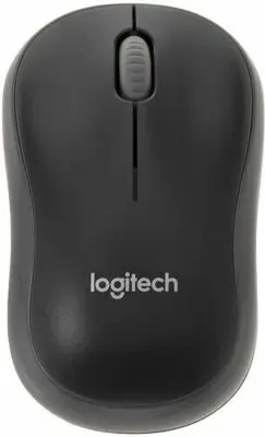 Мышь Logitech M186 черный/серый оптическая 1000dpi беспров. USB2.0 для ноутбука 2but (910-004131)