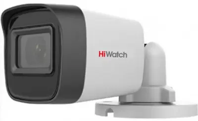 Камера видеонаблюдения аналоговая HiWatch DS-T500(C) 2.8-2.8мм HD-CVI HD-TVI цв. корп.:белый (DS-T500(C)(2.8MM))