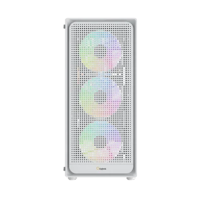 корпус Ocypus Gamma C50 WH ARGB, MATX, USB3.0*1+USB2.0*2, FRONT 3x120mm ARGB, REAR 1x120mm ARGB