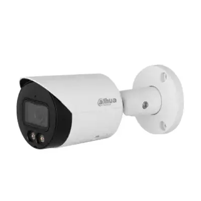DAHUA DH-IPC-HFW2449SP-S-LED-0360B Уличная цилиндрическая IP-видеокамера FullColor 4Мп, 1/2.9” CMOS, объектив 3.6мм, видеоаналитика, микрофон, LED 30м, IP67, металл