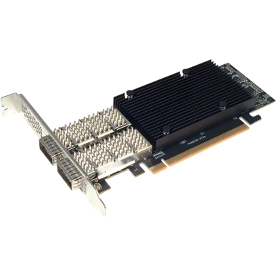 Сетевая карта/ Broadcom 2-Port 100G QSFP56 Network Adapter, BCM57508, PCI-E x16