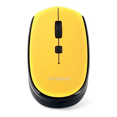 Гарнизон Мышь беспров. GMW-550-1, жёлтый, 1000 DPI, 2 кн.+ колесо-кнопка