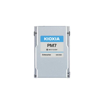 Серверный твердотельный накопитель/ KIOXIA SSD PM7-R, 7680GB, 2.5" 15mm, SAS 24G, TLC, R/W 4200/4100 MB/s, IOPs 720K/175K, TBW 14016, DWPD 1 (12 мес.)
