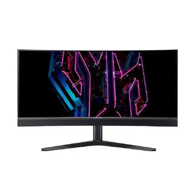LCD Acer 34" X34Vbmiiphuzx {OLED 3440x1440 175Hz 0,03ms 1000cd 2xHDMI2.0 DisplayPort USB-C(PD65W) 2xUSB3.2 AudioOut 2x5W}