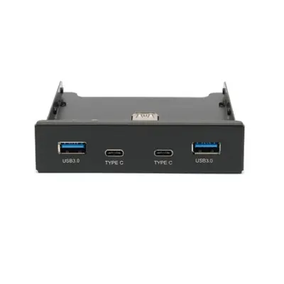 Gembird Планка USB 3.0 на переднюю панель 3.5", 2 порта USB и 2 порта Type-C (FP3.5-USB3-2A2C)
