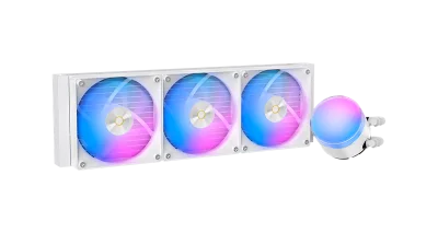 Система водяного охлаждения Ocypus Delta L36 WH ARGB V2, 360mm, ARGB Pump, 3x120mm ARGB fans, LGA115X/1200/1700/18XX, AM4/AM5