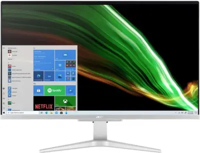 Моноблок Acer Aspire C27-1655 27" Full HD i5 1135G7 (2.4) 16Gb SSD512Gb MX330 Windows 10 GbitEth WiFi BT 135W клавиатура мышь Cam серебристый 1920x1080