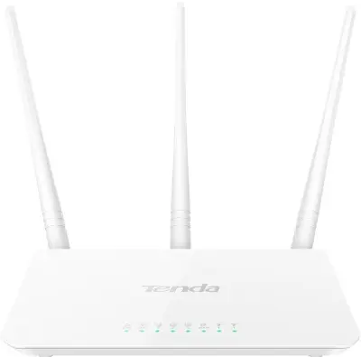 Роутер беспроводной Tenda F3 N300 10/100BASE-TX белый