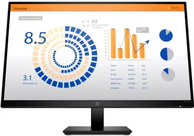 Монитор HP 27" P27q G4 черный IPS 16:9 HDMI матовая HAS Pivot 300cd 178гр/178гр 2560x1440 D-Sub Ultra HD 2K (1440p) 6.84кг