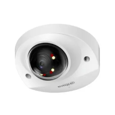 DAHUA DH-IPC-HDBW2449FP-AS-IL-0280B Уличная мини-купольная IP-видеокамера SmartDualLight 4Мп, 1/2.9” CMOS, объектив 2.8мм, видеоаналитика, микрофон, ИК 30м, LED 30м, IP67, металл