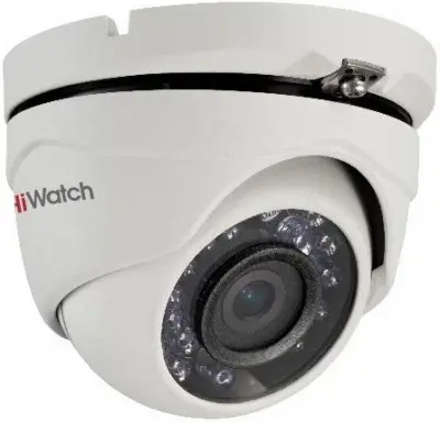 Камера видеонаблюдения аналоговая HiWatch DS-T103 3.6-3.6мм HD-TVI цветная корп.:белый (DS-T103 (3.6 MM))