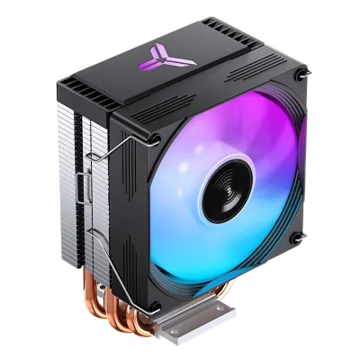 Кулер для процессора CPU Cooler JONSBO CR-1300 EVO Color (160W, 4-pin PWM, 128mm, Al/Cu, 4x6mm, ARGB, 1x90mm, 42CFM, 28.2dBA, 2000RPM, S: 1851/1700/1200/115X, AM4/AM5 Black)