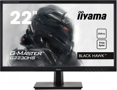 Монитор Iiyama 21.5" G-Master G2230HS-B1 черный TN LED 16:9 HDMI M/M матовая 250cd 170гр/160гр 1920x1080 VGA DP FHD 3.1кг
