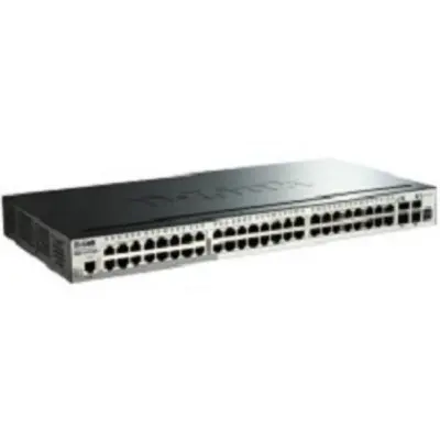 D-Link DGS-1510-52X/A2A PROJ Управляемый L2+ стекируемый коммутатор с 48 портами 10/100/1000Base-T и 4 портами 10GBase-X SFP+