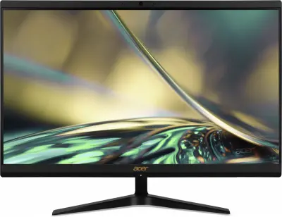 Моноблок Acer Aspire C24-1700 23.8" Full HD i5 1235U (1.3) 16Gb SSD512Gb Iris Graphics CR noOS GbitEth WiFi BT 65W клавиатура мышь Cam черный 1920x1080