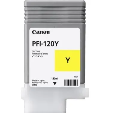 Картридж струйный Canon PFI-120Y 2888C001 желтый (130мл) для Canon imagePROGRAF TM-200/205