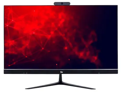 Моноблок IRU Office P2320P 23.8" Full HD Ath Si Pro 3125GE (3.4) 8Gb SSD240Gb RGr CR Free DOS GbitEth WiFi BT 120W Cam черный 1920x1080