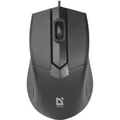 Мышь Defender Optimum MB-270 черный оптическая (1000dpi) USB (2but)
