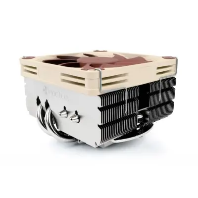Кулер для процессора CPU Cooler Noctua NH-L9x65 (95W, 4-pin PWM, 65mm, Al/Cu, 4x6mm, 1x92x92x14mm, 29.72CFM, 23.6dBA, 2500RPM, S: 1954/1851/1700/115X/1200/AM4/AM5, Beige/Brown)
