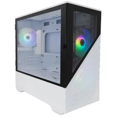 1STPLAYER DK D7 ARGB White / mATX / 3x120mm ARGB fans / D7-WH-3F7-W